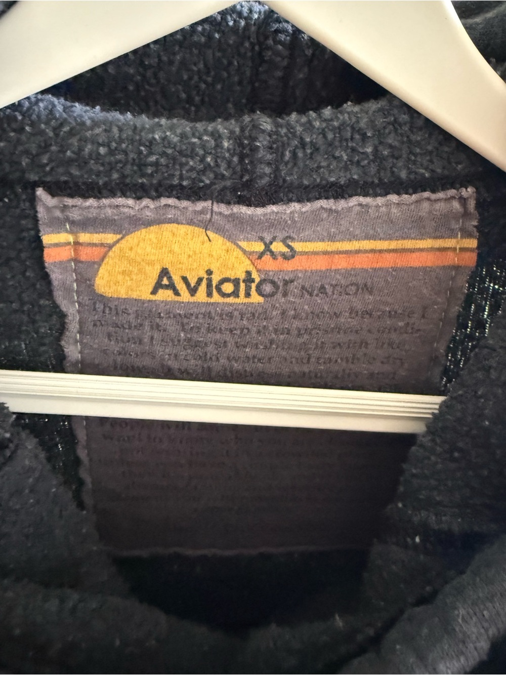 Aviator Nation Denim Blue Jacket with Tag Detail - Picture 5 of 6
